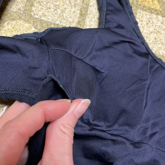 New Cupshe one piece, navy polkadot swimsuit - Picture 11 of 16